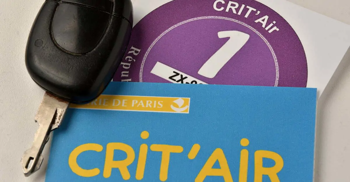 Vignette Crit Air : obligatoire, prix, quelle ville ZFE ?