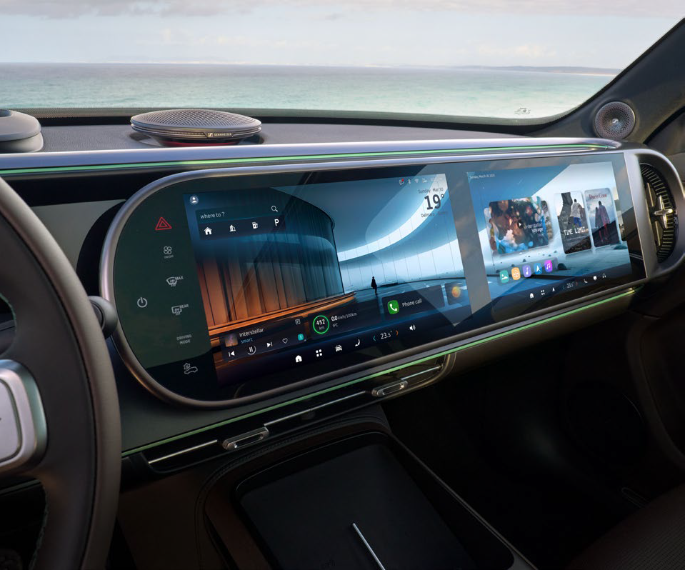 Infodivertissement futuriste Smart #5